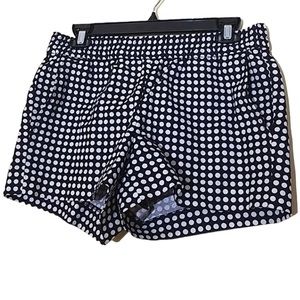 J Crew Fac.Black and White Linen Blend Polka Dots Women’s Shorts Size 2